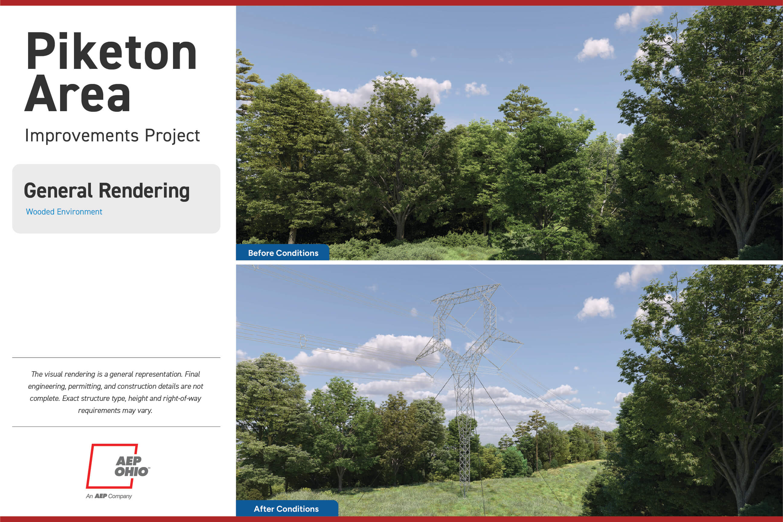 Open project structure rendering modal